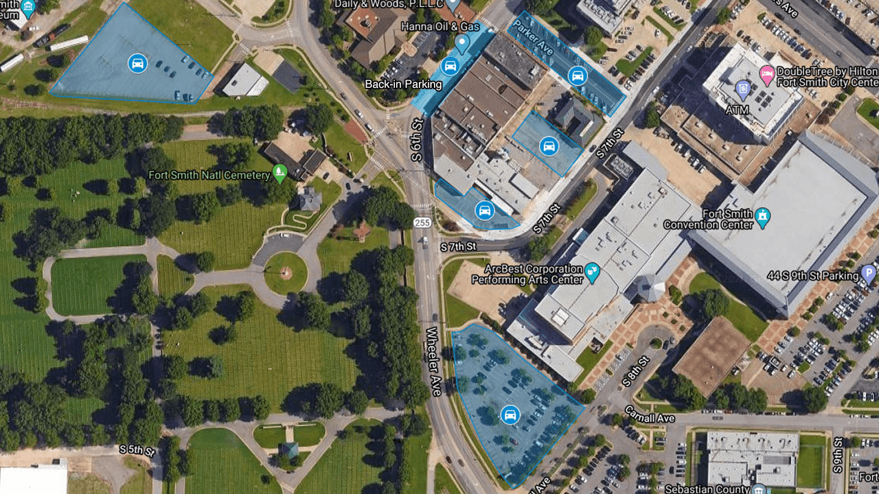 Whitney's Race parking map